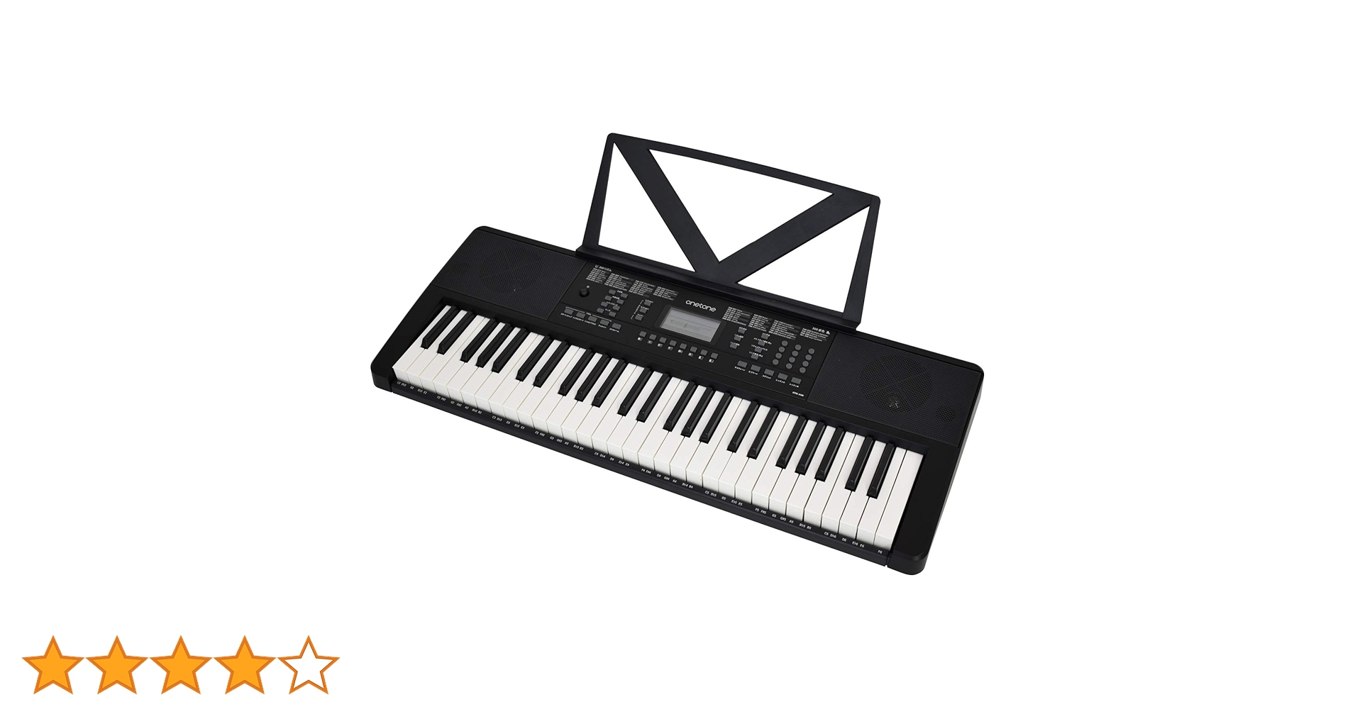Amazon | ONETONE ワントーン 電子キーボード 54鍵盤 LCD